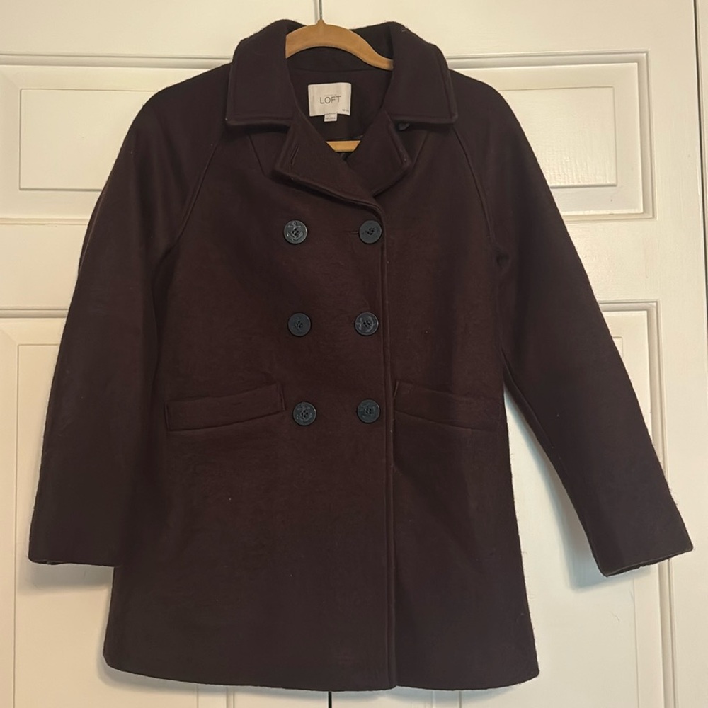Loft Wool Peacoat XSP